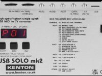 Kenton USB Solo mk2 Connects Vintage Synths to DAWs