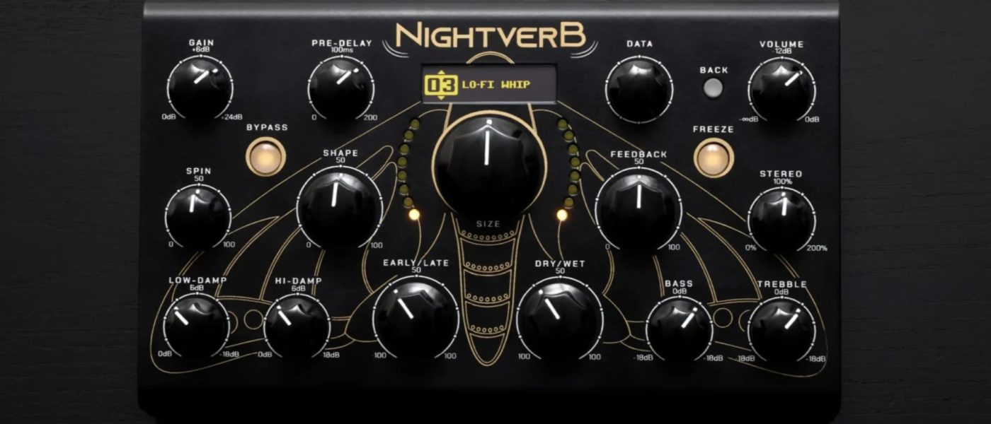 Erica Synths Nightverb: A Stereo Reverb That Just Got Gated