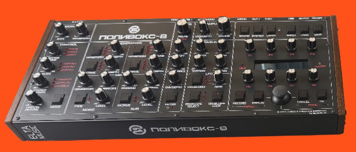 Elta Music POLYVOX 8: Polivoks-Inspired MPE Analog Synth