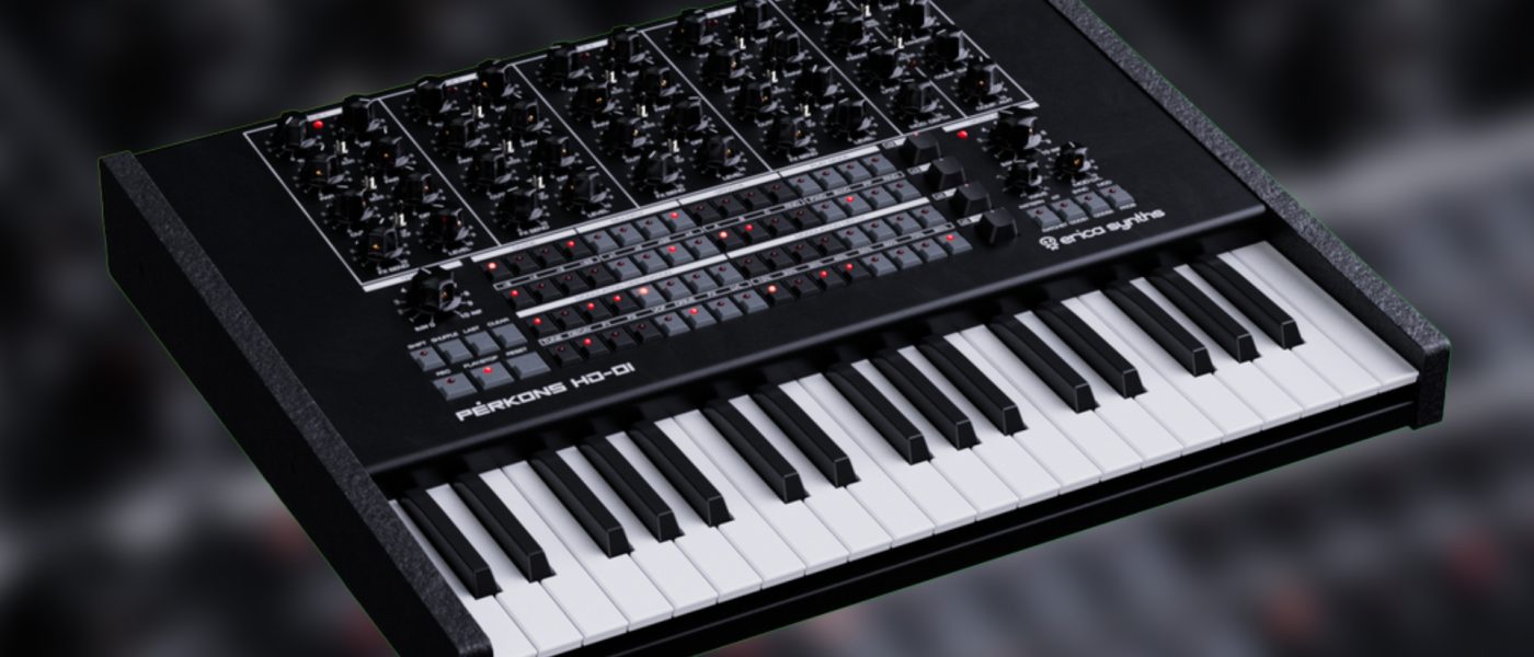 Erica Synths Perkons Keys Adds 37-Key Keyboard to Drum Synthesizer