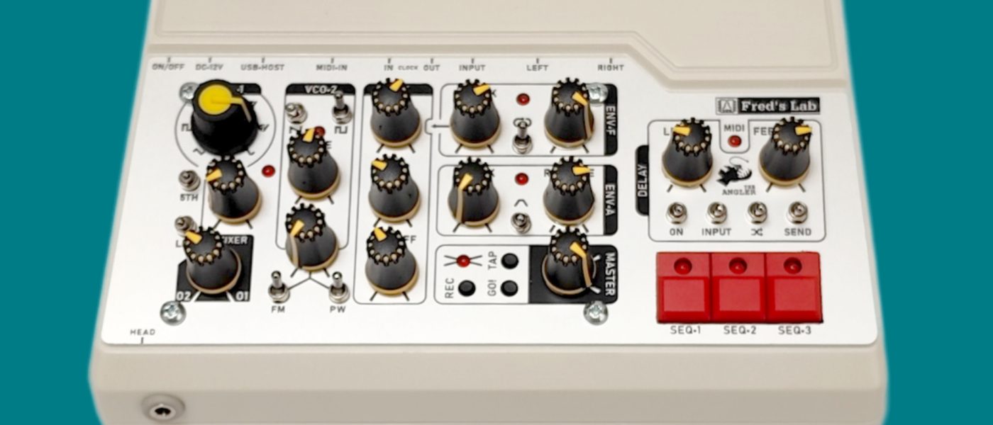 Fred’s Lab Angler Desktop Analog Synth with Stereo FX Processor