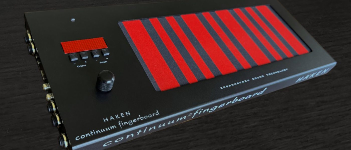 Haken Audio Slim 21 Portable Continuum Controller Announced at $1799