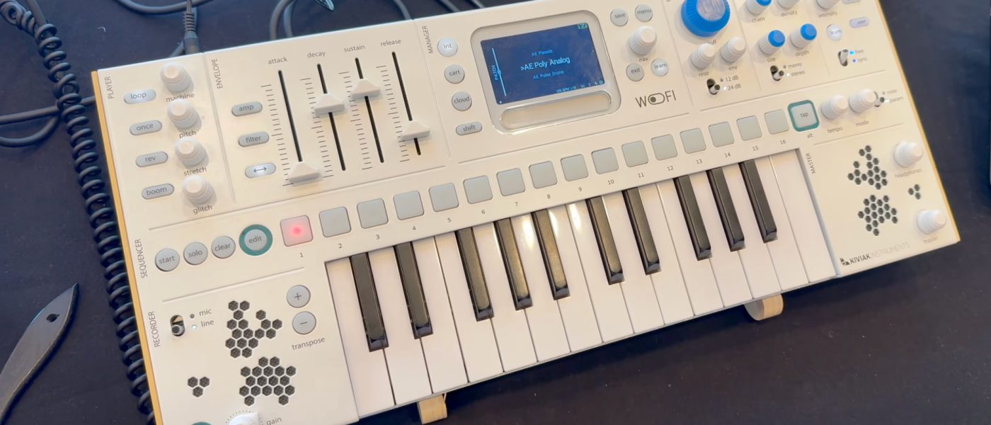 WOFI firmware 1.5 adds cue points, generative compose, ML samples