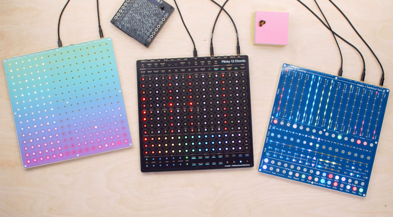 Plinky 12 Hardware Base Powers Three Swappable Touch Synths