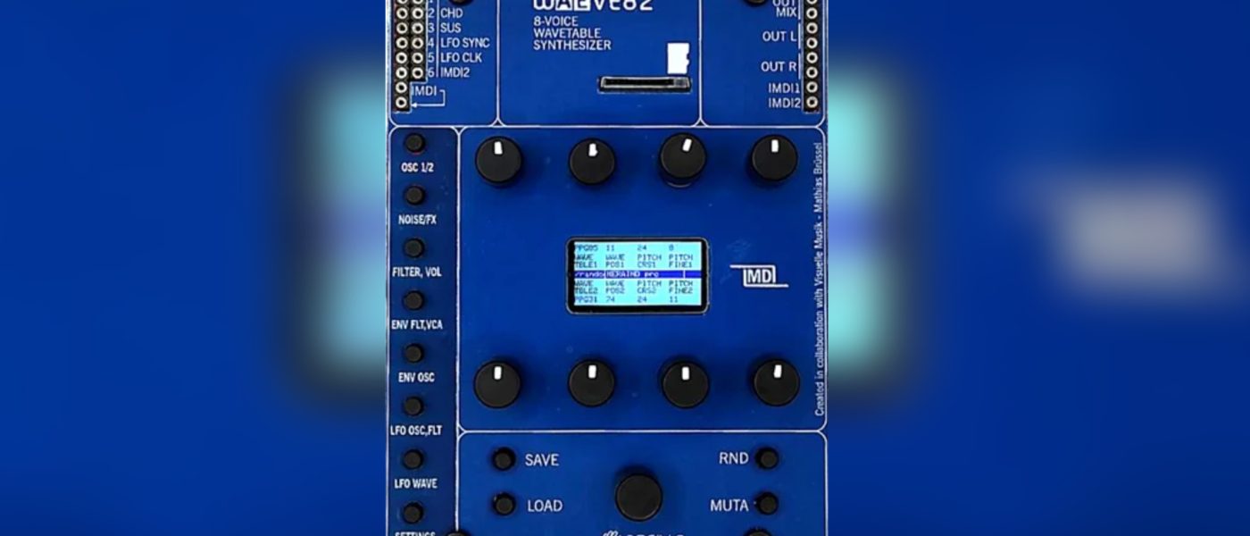 Tangible Waves WAEVE82: PPG Wave 2 Wavetable Poly for AE Modular
