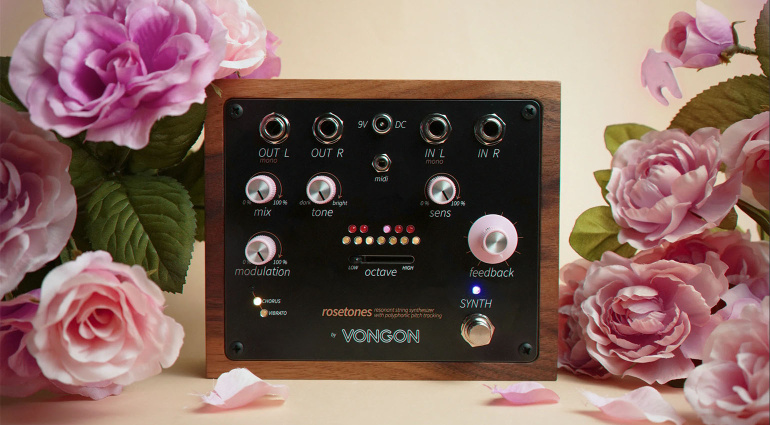 VONGON Rosetones: A Gorgeous 12-Note String Synth Pedal