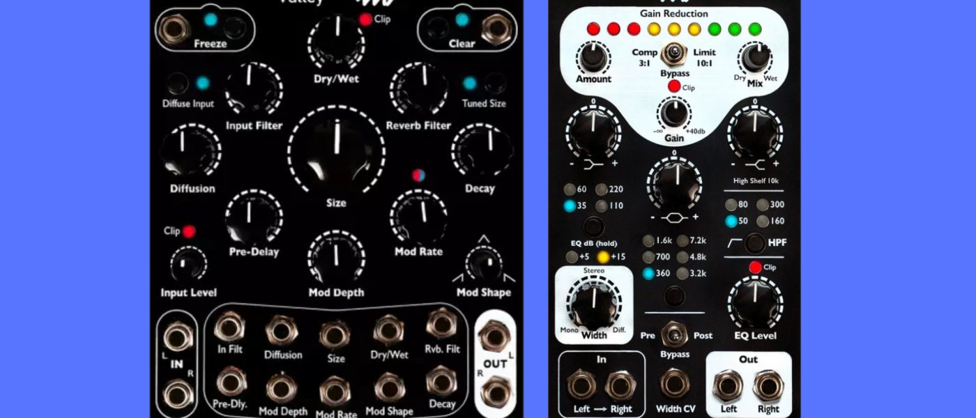 4ms MESA & LEQA: Valley Plateau Reverb & Leveling EQ Modules
