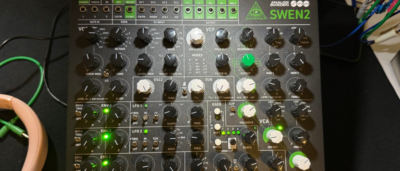 Analog Sweden SWEN2 First Look: Dual Oscillator Synth for $699