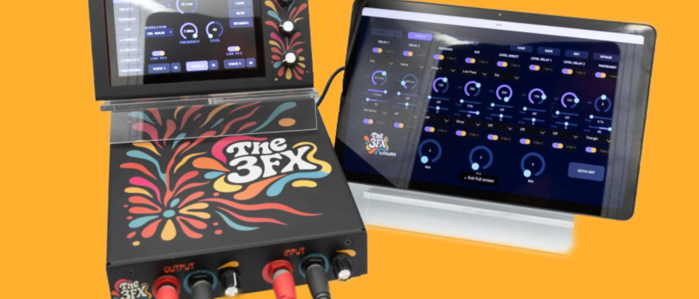 Baloran The 3FX: 3-voice analog multi-FX with Bluetooth control