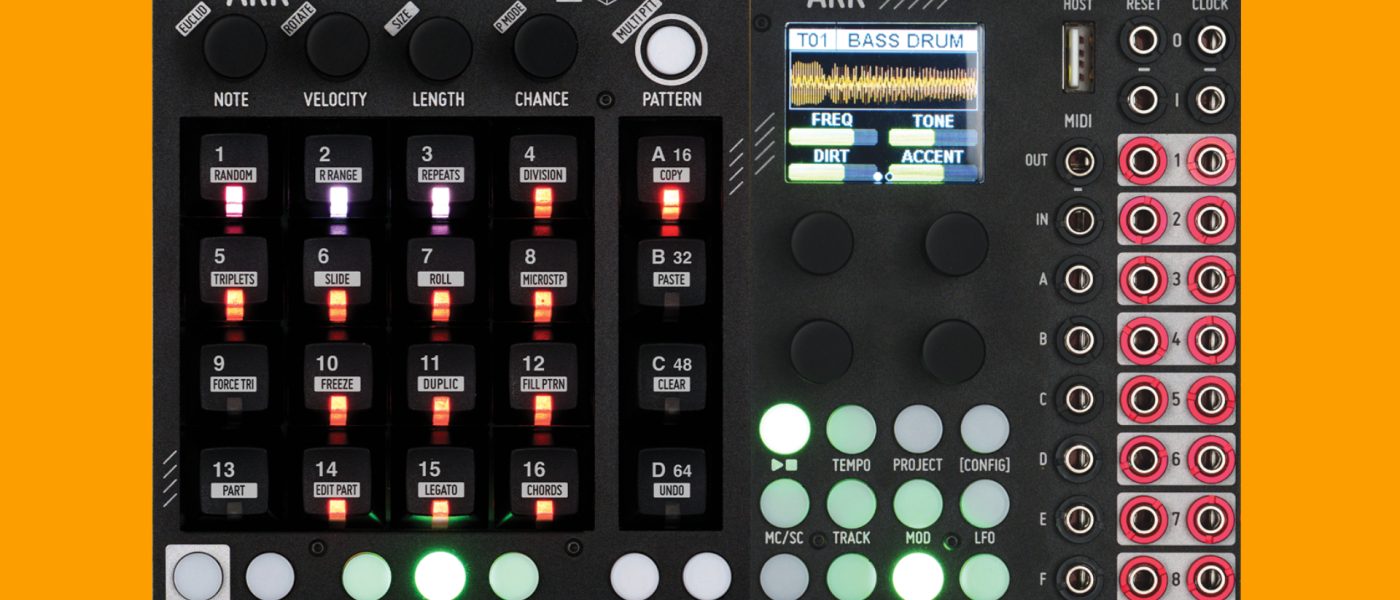 Befaco ARK Eurorack Groovebox: 16 Tracks, Synths & Samples