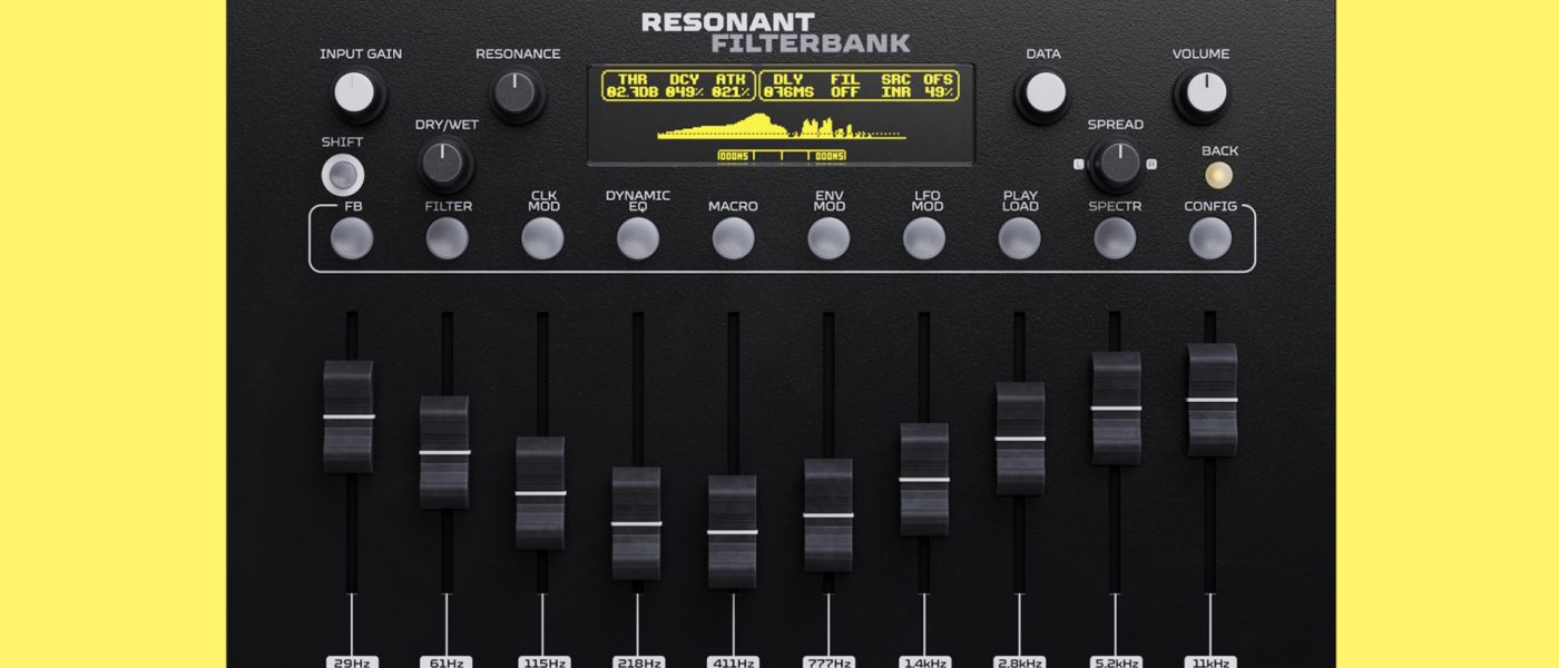 Erica Synths Resonant Filterbank: Stereo Analog Filterbank Released