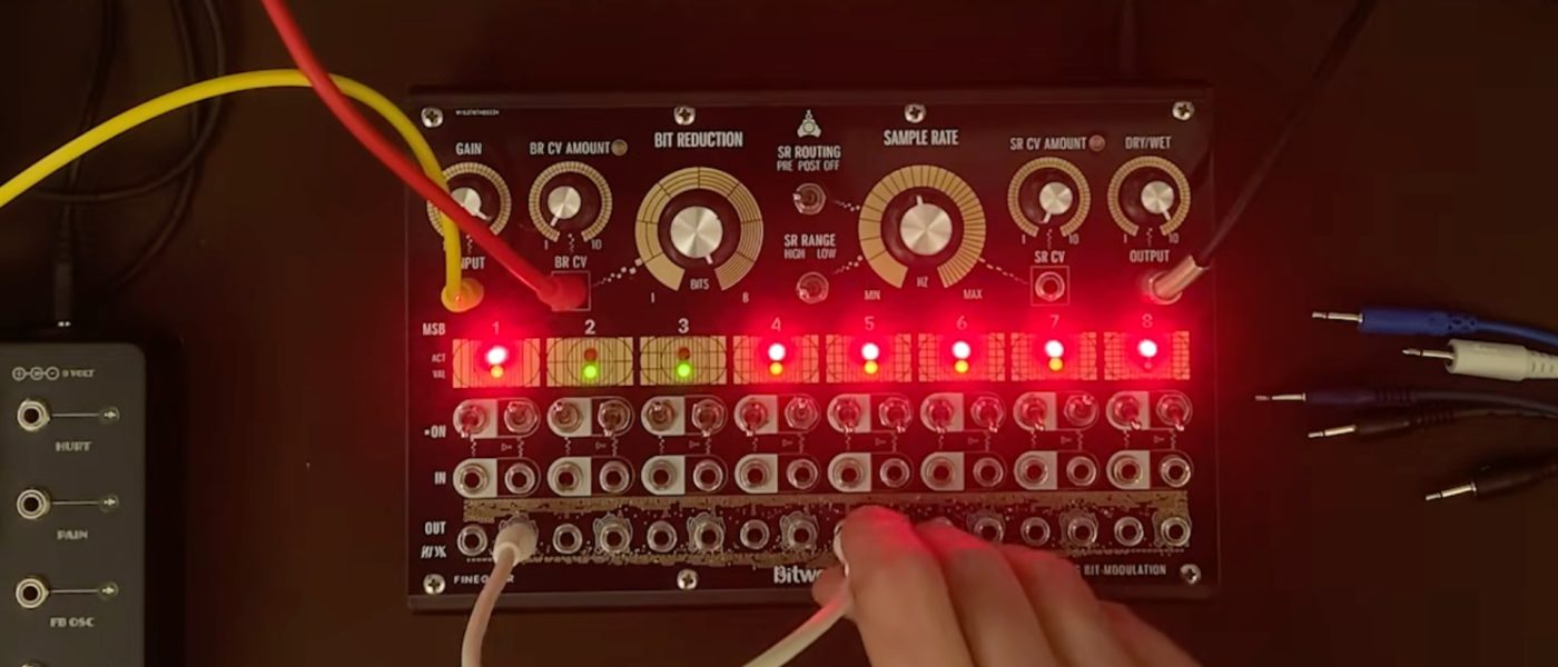Finegear Bitweaver: Analog 8-Bit Crush Chaos for Eurorack