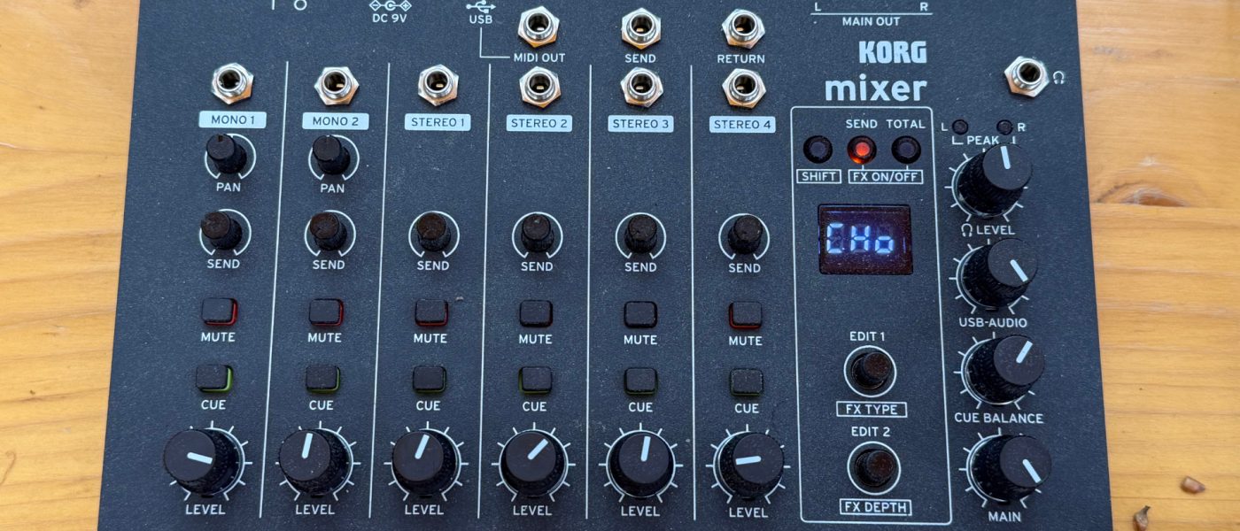 Korg NTS-4 Mixer: DIY 10-Channel Performance Mixer with FX