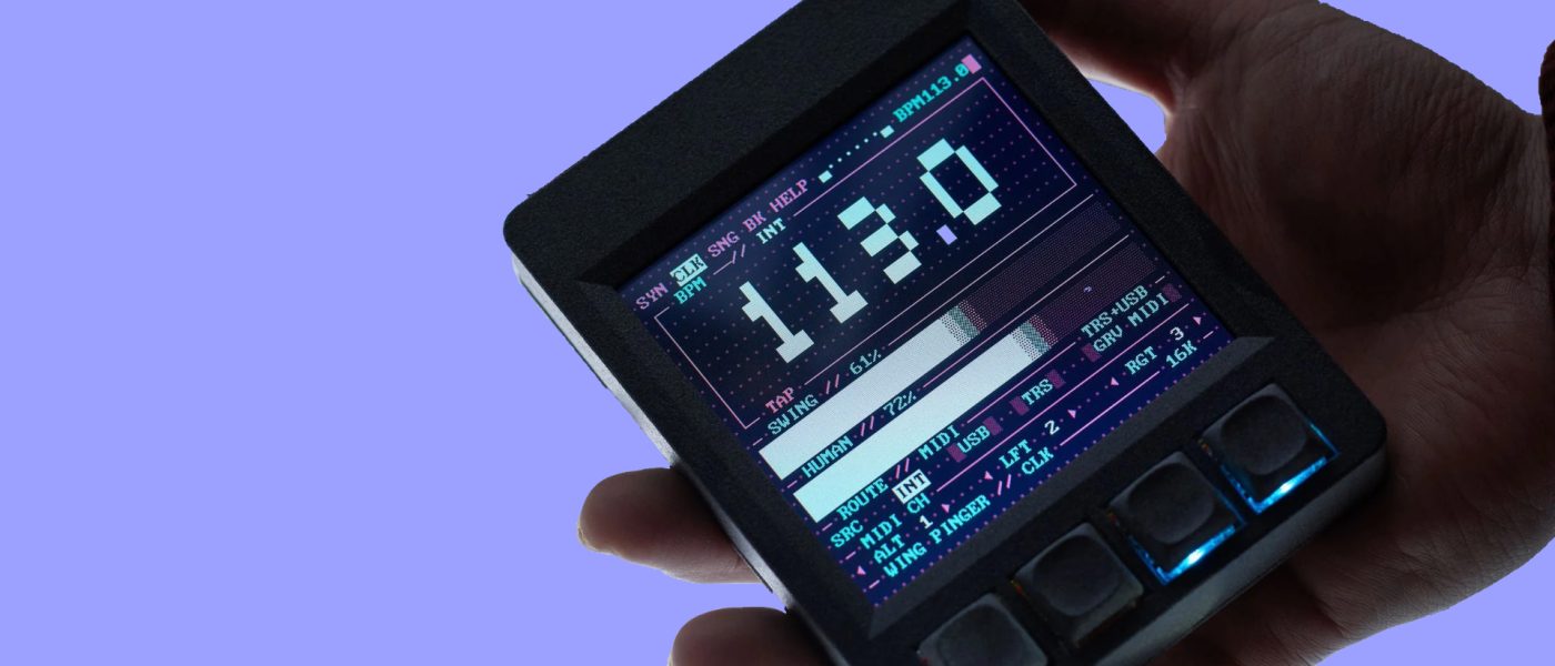 Meng Qi Wing Pinger 2.0: Scriptable Handheld Analog Synth