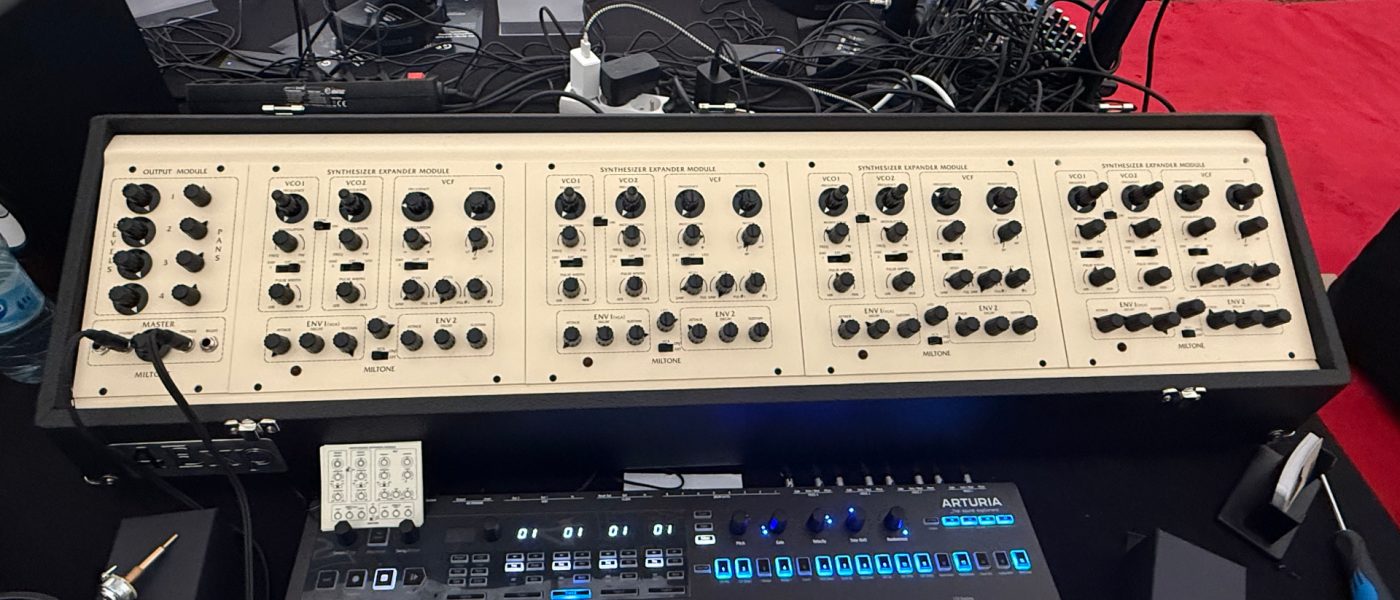 Miltone 4EXP: Authentic Oberheim Four Voice Clone at Superbooth