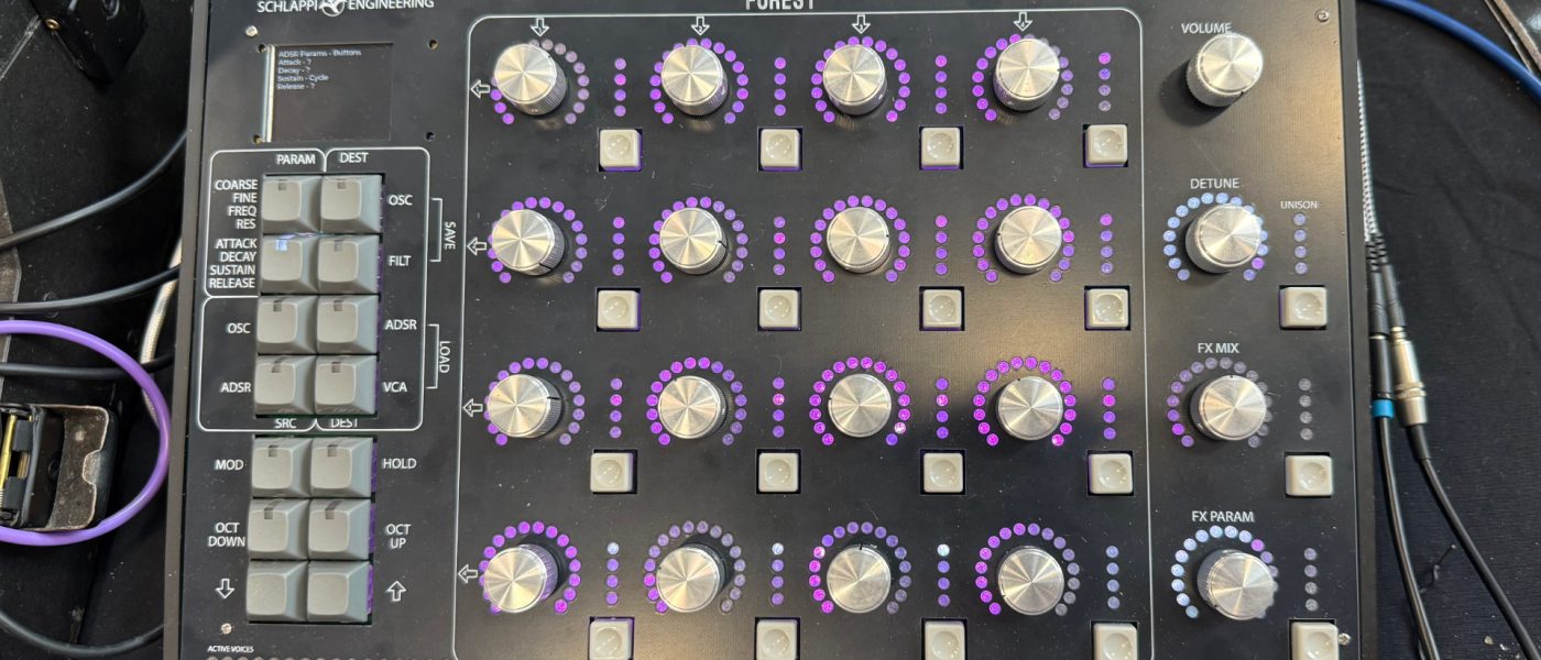 Schlappi Engineering Forest: 16-Voice FM Synth Prototype Revealed