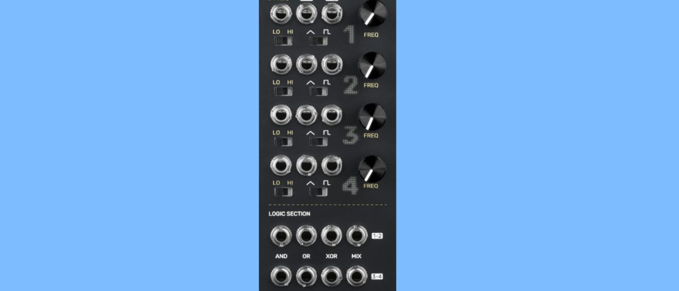 Vostok Instruments Halo: 16-Signal Quad LFO Module for Eurorack