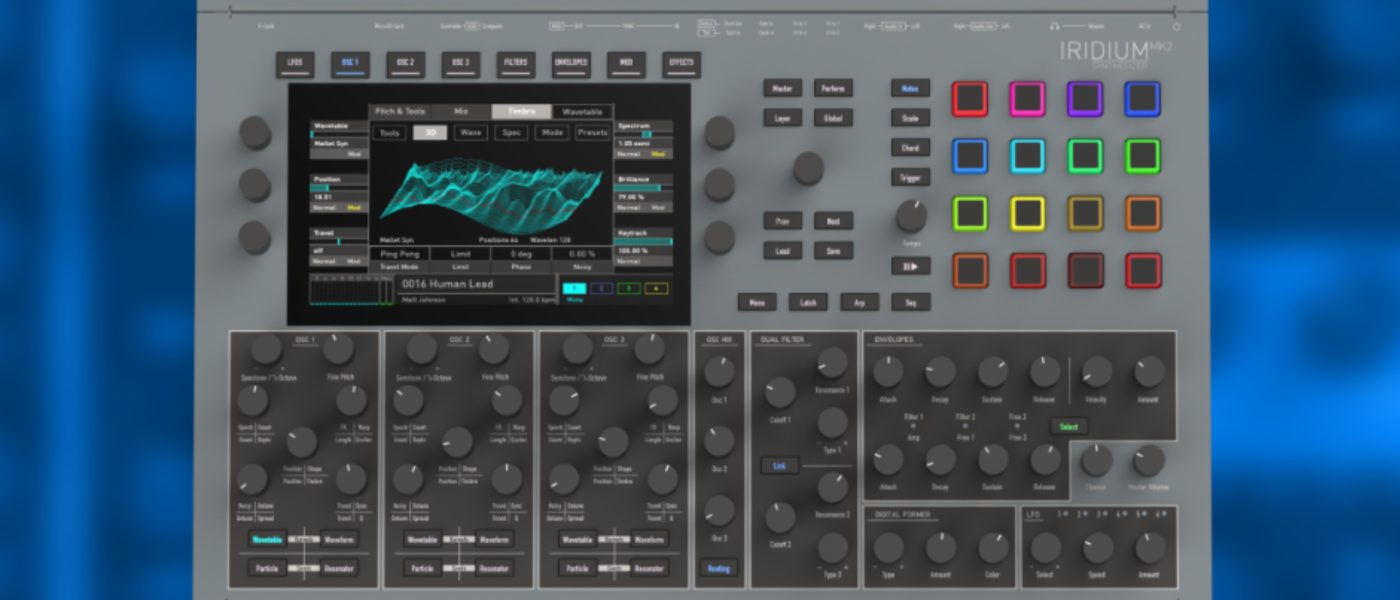 Waldorf Iridium mk2 Desktop: More Power, New Seeds Engine