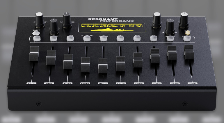 Erica Synths Resonant Filterbank: 10-Band Analog Filter & Compressor