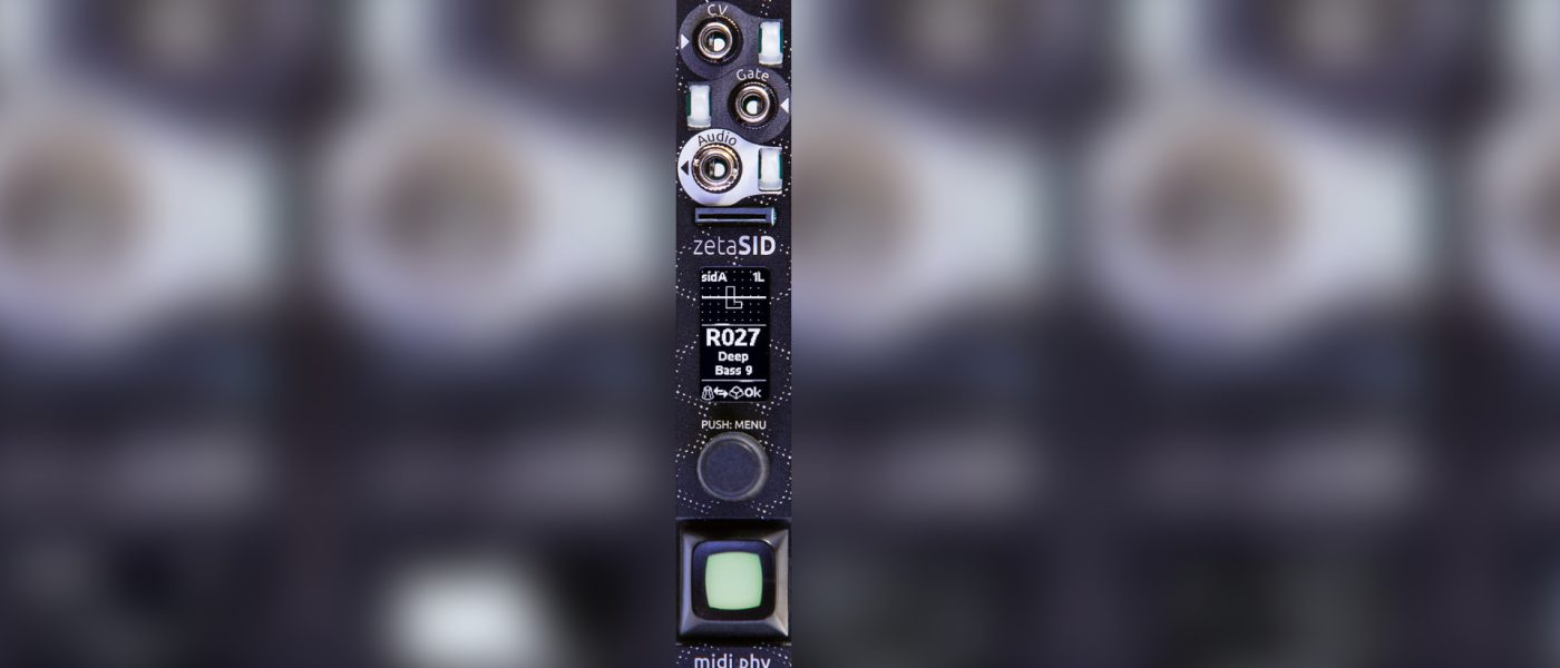 midiphy zetaSID Firmware 1.5 Adds 303-Style Bassline Engine
