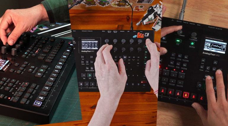 Elektron Analog Four OS 1.55 Adds Euclidean Sequencer & Control All