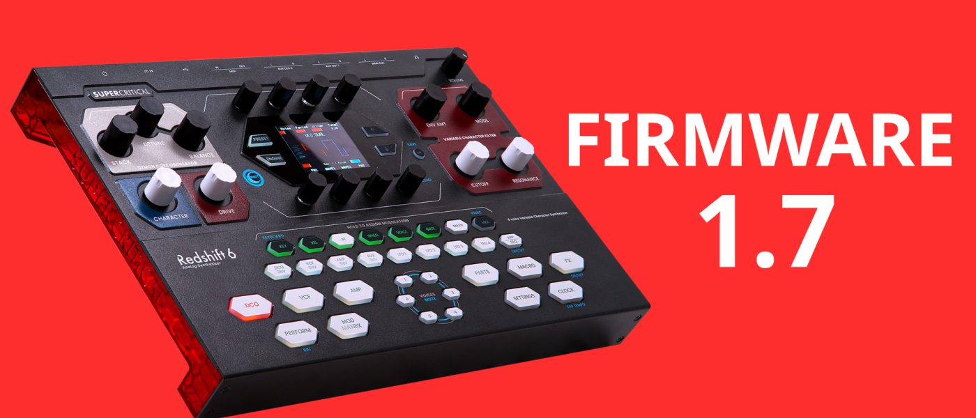 Supercritical Redshift 6 Firmware 1.7 Adds Math Page for Deeper Modulation