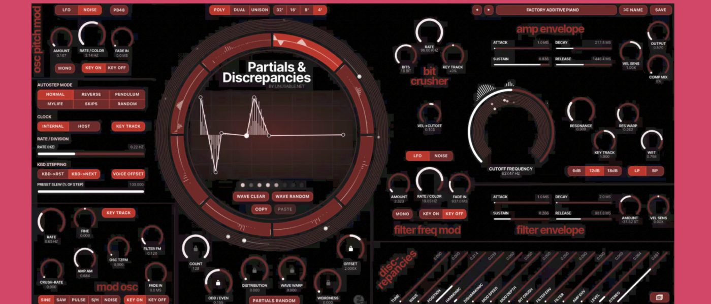 Partials & Discrepancies: Cyclical Additive Synth Plugin Review
