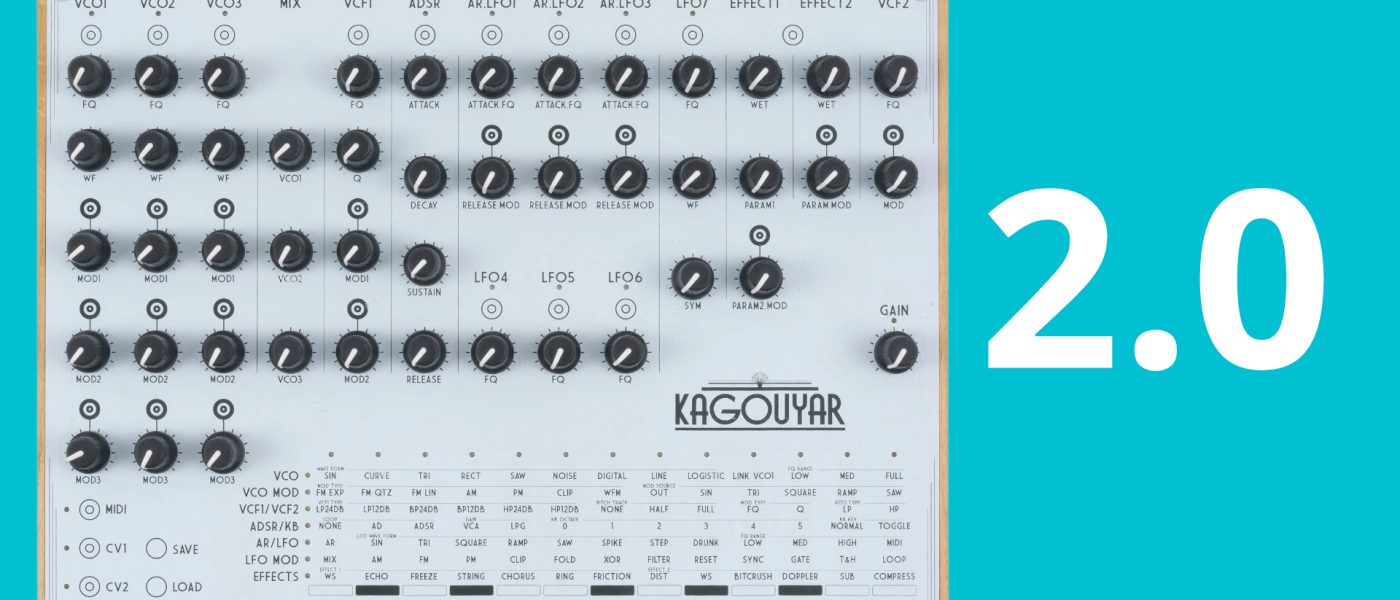nozoïd Kagouyar 2.0: Unique Digital Polyphonic Synth, Lower Price