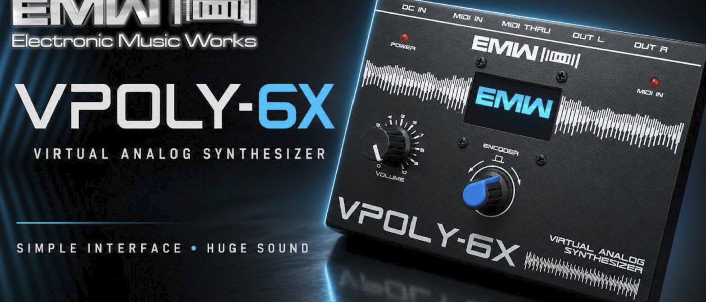 EMW VPOLY-6X: Virtual Analog Polysynth Inspired by Korg Polysix